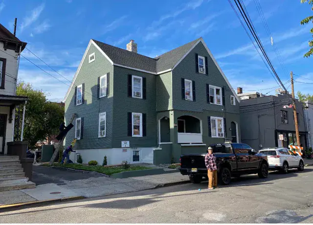 143–147 E. Fifth St. building in Plainfield, New Jersey, shown after the work