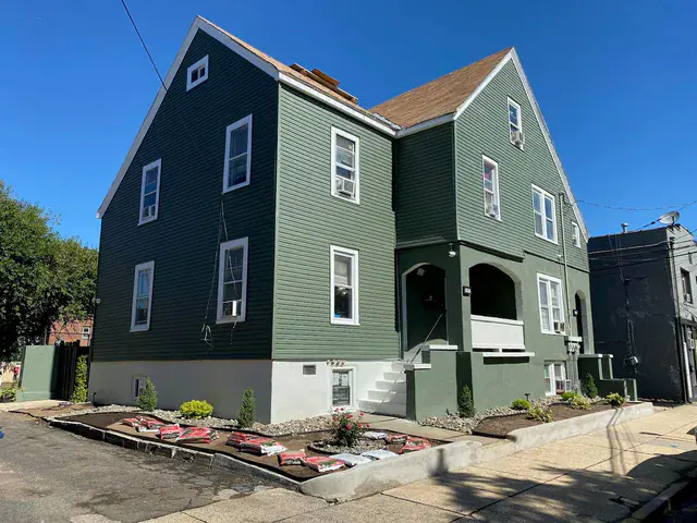 143–147 E. Fifth St. building in Plainfield, New Jersey, shown as a completed view