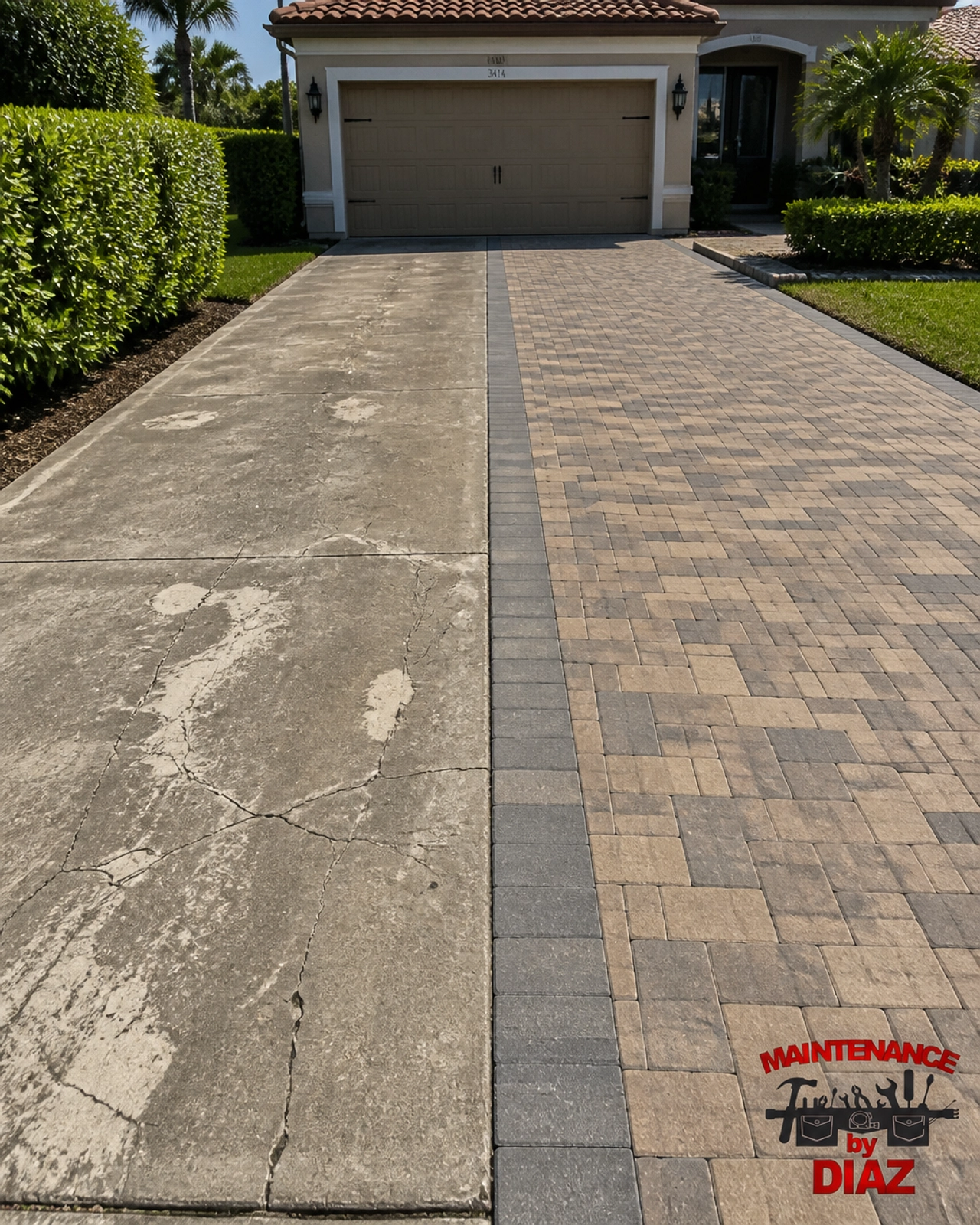 Driveway masterpiece — Residential exterior
